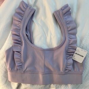 NWT Free People Ruffle Me Up Bra